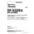 PIONEER XRA100EE Service Manual cover photo