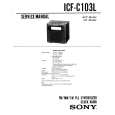 SONY ICF-C103L Service Manual cover photo