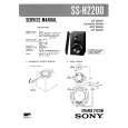 SONY SSH2200 Service Manual cover photo