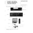 KENWOOD KRC554L Service Manual cover photo