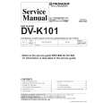 PIONEER DV-K101 Service Manual cover photo