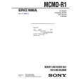 SONY MCMDR1 Service Manual cover photo