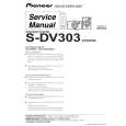 PIONEER S-DV303/XTW/EW Service Manual cover photo