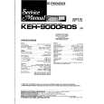 PIONEER KEH9000RDS Service Manual cover photo