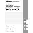 PIONEER DVR-S606 Owner's Manual cover photo