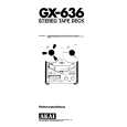 AKAI GX-636 Owner's Manual cover photo