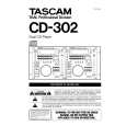 TEAC CD-302 Owner's Manual cover photo