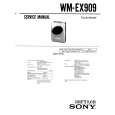 SONY WM-EX909 Service Manual cover photo