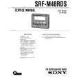 SONY SRFM48RDS Service Manual cover photo