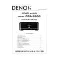 DENON POA-2800 Service Manual cover photo