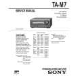 SONY TA-M7 Service Manual cover photo