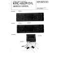 KENWOOD KRC652D Service Manual cover photo