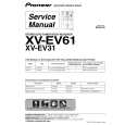 PIONEER XVEV61 Service Manual cover photo