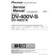 PIONEER DV-400V-G/TAXZT5 Service Manual cover photo