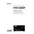 SONY PVW2800P VOLUME 1 Service Manual cover photo
