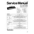 TECHNICS SX-KN1000 Service Manual cover photo