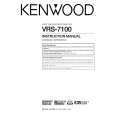 KENWOOD VRS7100 Owner's Manual cover photo