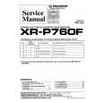 PIONEER XRP760F Service Manual cover photo