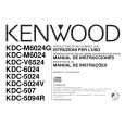 KENWOOD KDC-6024 Owner's Manual cover photo