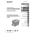 SONY DCRDVD803 Owner's Manual cover photo