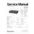 TECHNICS SHE50 Service Manual cover photo