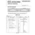 KENWOOD KDC203S Service Manual cover photo