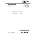 SONY SRSP7 Service Manual cover photo