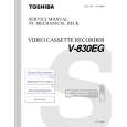 TOSHIBA V830EG Service Manual cover photo