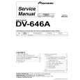 PIONEER DV-646A Service Manual cover photo