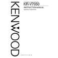 KENWOOD KRV7050 Owner's Manual cover photo