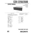 SONY CDX2250 Service Manual cover photo