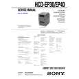 SONY HCDEP30 Service Manual cover photo