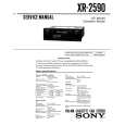 SONY XR2590 Service Manual cover photo