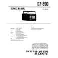 SONY ICF890 Service Manual cover photo