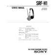 SONY SRFH1 Service Manual cover photo