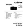 SONY ICF-SW600 Service Manual cover photo