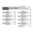 CLARION CDC6700R Owner's Manual cover photo