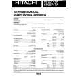 HITACHI CP2574TA Service Manual cover photo