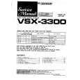 PIONEER VSX3300S Service Manual cover photo