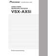 PIONEER VSX-AX5i Owner's Manual cover photo