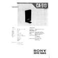 SONY CA513 Service Manual cover photo
