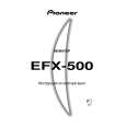 PIONEER EFX-500/WYS5 Owner's Manual cover photo