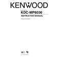 KENWOOD KDC-MP6036 Owner's Manual cover photo