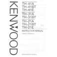 KENWOOD TH-21A Owner's Manual cover photo