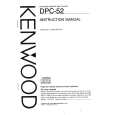 KENWOOD DPC-52 Owner's Manual cover photo