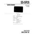 SONY SS-SR35 Service Manual cover photo