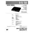SONY D15 Service Manual cover photo