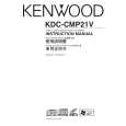 KENWOOD KDC-CMP21V Owner's Manual cover photo