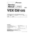 PIONEER VSXD810S Service Manual cover photo