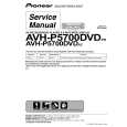 PIONEER AVH-P5700DVD Service Manual cover photo